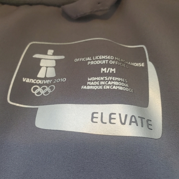 Elevate Vancouver Olympics 2010 Official Rain Jacket Women's Medium Blue - Picture 6 of 12